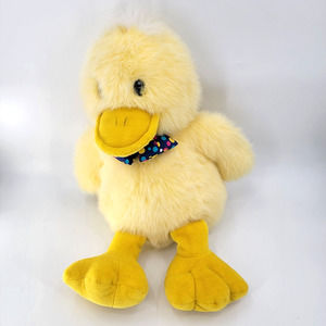 Kellytoy Large 30" Stuffed Plush Duck Easter Yellow Duckling w/ Bowtie